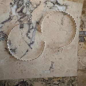 Stuart NYE SS Backward Hoop Earrings